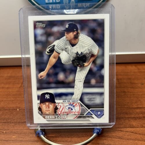 Cheap Sneaks Footwear/Sports Cards Baseball Card GERRIT COLE 2023 Topps Series 1 Baseball #45 New York Yankees