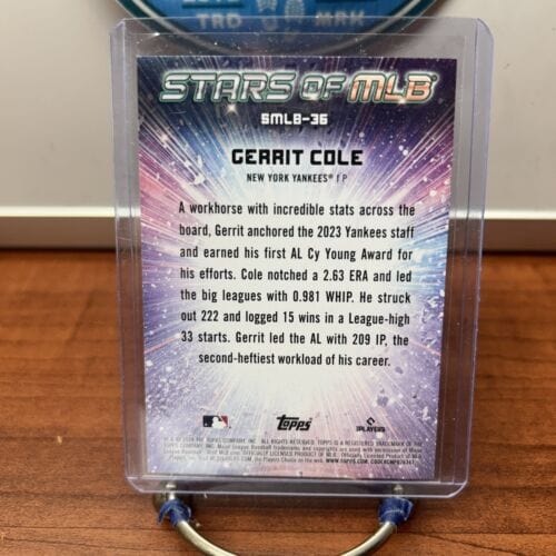 Cheap Sneaks Footwear/Sports Cards Baseball Card Gerrit Cole 2024 Topps #SMLB-36 Stars of MLB New York Yankees