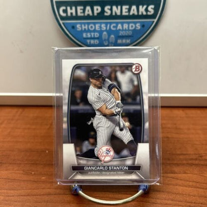 Cheap Sneaks Footwear/Sports Cards Baseball Card GIANCARLO STANTON 2023 Bowman Baseball Card #91 New York Yankees