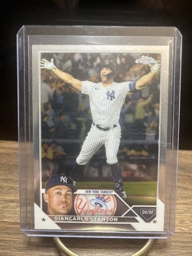 Cheap Sneaks Footwear/Sports Cards Baseball Card Giancarlo Stanton 2023 Topps Chrome Baseball Card #90 New York Yankees