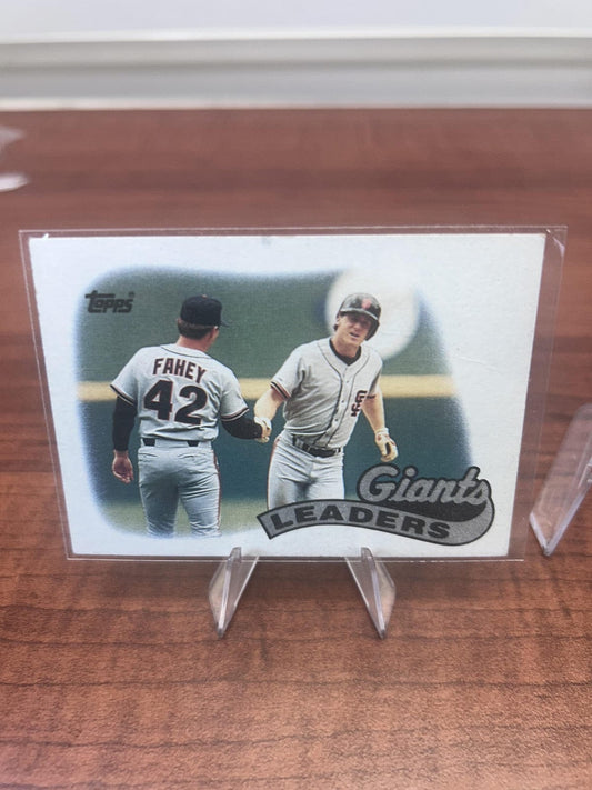 Cheap Sneaks Footwear/Sports Cards Baseball Card Giants Leaders 1989 Topps #351 San Francisco Giants