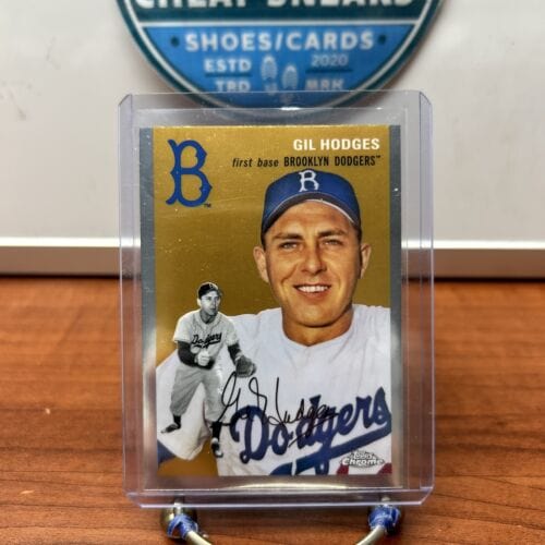Cheap Sneaks Footwear/Sports Cards Baseball Card Gil Hodges 2023 Topps Chrome Platinum Anniversary Dodgers Card #447