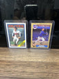 Cheap Sneaks Footwear/Sports Cards Baseball Card Glen Hubbard Atlanta Braves Lot (2) 1987 Topps#745,1988 Topps #325
