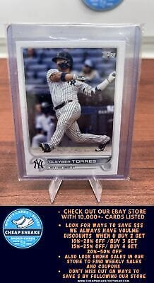 Cheap Sneaks Footwear/Sports Cards Baseball Card Gleyber Torres 2022 Topps #639 New York Yankees