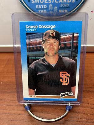 Cheap Sneaks Footwear/Sports Cards Baseball Card Goose Gossage 1987 Fleer Baseball Card #415 San Diego Padres