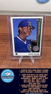 Cheap Sneaks Footwear/Sports Cards Baseball Card Goose Gossage 1989 Upper Deck #452 Chicago Cubs