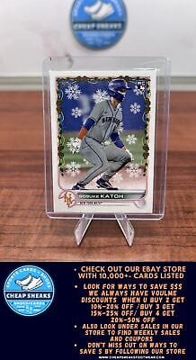 Cheap Sneaks Footwear/Sports Cards Baseball Card Gosuke Katoh RC 2022 Topps Holiday #HW149 New York Mets