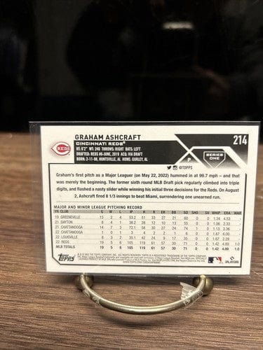 Cheap Sneaks Footwear/Sports Cards Baseball Card Graham Ashcraft 2023 Topps Series One Cincinnati Reds Rookie Baseball