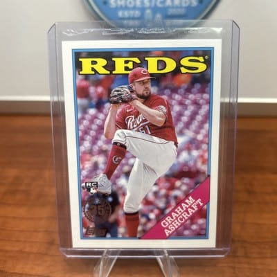 Cheap Sneaks Footwear/Sports Cards Baseball Card Graham Ashcraft 2023 Topps #T88-29, Reds (RC) - 1988 Topps 35th Annive
