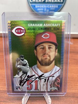 Cheap Sneaks Footwear/Sports Cards Baseball Card Graham Ashcraft RC 2023 Topps Chrome Platinum Anniversary Prism Refrac