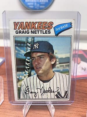 Cheap Sneaks Footwear/Sports Cards Baseball Card Graig Nettles 1977 Topps #20 New York Yankees
