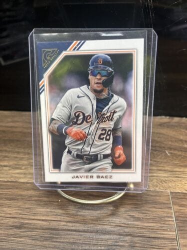 Cheap Sneaks Footwear/Sports Cards Baseball Card Green Wave Refractor Autograph #26/199 2022 Topps Gallery #138 Javier Baez Detroit Tigers