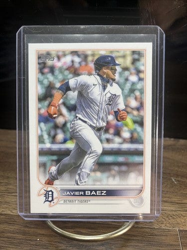 Cheap Sneaks Footwear/Sports Cards Baseball Card Green Wave Refractor Autograph #26/199 2022 Topps Update US89 Javier Baez Detroit Tigers