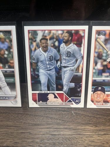Cheap Sneaks Footwear/Sports Cards Baseball Card Green Wave Refractor Autograph #26/199 Detroit Tigers 4 Card Lot S.Torkelson,M. Cabrera,Greene, Clemens