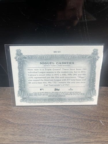 Cheap Sneaks Footwear/Sports Cards Baseball Card Green Wave Refractor Autograph #26/199 Miguel Cabrera Detroit Tigers 2022 Allen & Ginter 3 Card Lot Topps #21