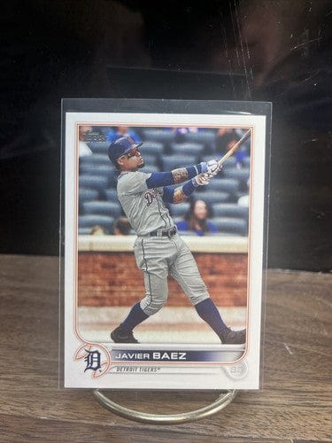 Cheap Sneaks Footwear/Sports Cards Baseball Card Green Wave Refractor Autograph #26/199 Topps Baseball 2022 Javier Baez Detroit Tigers Series Two 571 - 1 Card