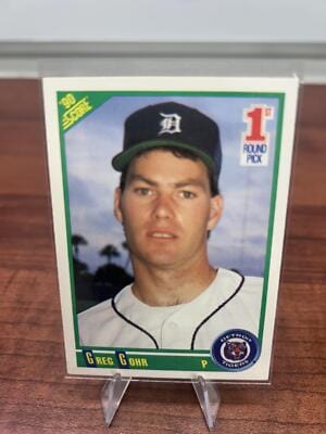 Cheap Sneaks Footwear/Sports Cards Baseball Card Greg Gohr RC 1990 Score #679 Detroit Tigers