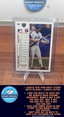 Cheap Sneaks Footwear/Sports Cards Baseball Card Gregg Jefferies 1991 Upper Deck #156 New York Mets