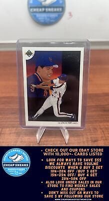 Cheap Sneaks Footwear/Sports Cards Baseball Card Gregg Jefferies 1991 Upper Deck #95 New York Mets