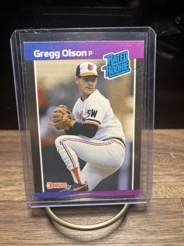 Cheap Sneaks Footwear/Sports Cards Baseball Card Gregg Olson RC Rated Rookie 1989 Donruss #46 Baltimore Orioles Rookie