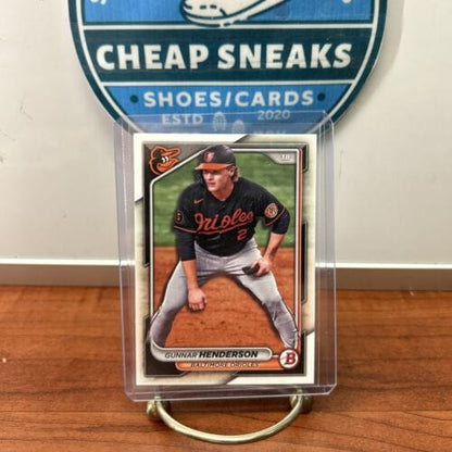 Cheap Sneaks Footwear/Sports Cards Baseball Card Gunnar Henderson 2024 Bowman Baseball Card #49 BASEBALL Baltimore Orio