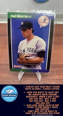 Cheap Sneaks Footwear/Sports Cards Baseball Card Hal Morris RC 1989 Donruss #545 New York Yankees
