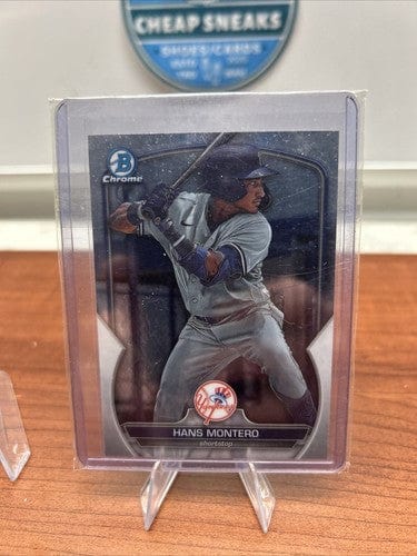 Cheap Sneaks Footwear/Sports Cards Baseball Card Hans Montero 2023 Bowman Draft Chrome#BDC-12 New York Yankees