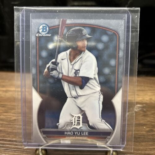 Cheap Sneaks Footwear/Sports Cards Baseball Card Hao Yu Lee 2023 Bowman Draft Chrome #BDC-24  Detroit Tigers