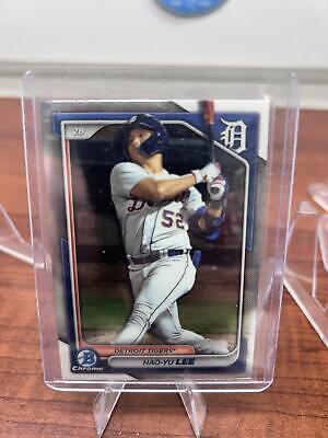 Cheap Sneaks Footwear/Sports Cards Baseball Card Hao-Yu Lee 2024 Bowman Chrome Prospects #BCP-55 Detroit Tigers
