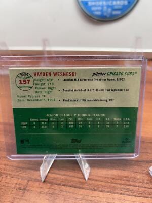 Cheap Sneaks Footwear/Sports Cards Baseball Card Hayden Wesneski RC 2023 Topps Chrome Platinum Anniversary #157 Chicago