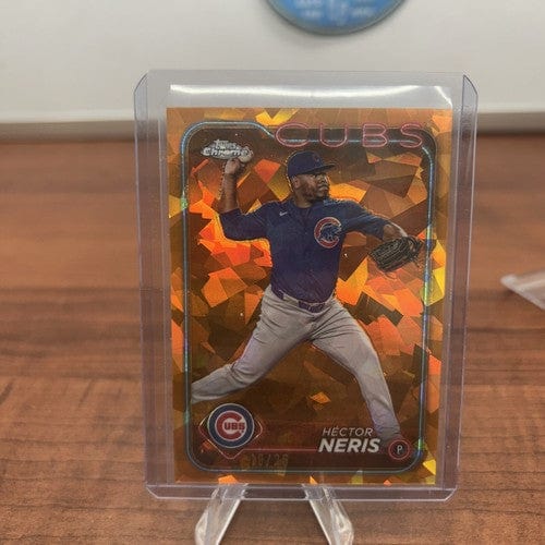 Cheap Sneaks Footwear/Sports Cards Baseball Card Hector Neris 2024 Topps Chrome Update Orange Sapphire Refractor #USCS1