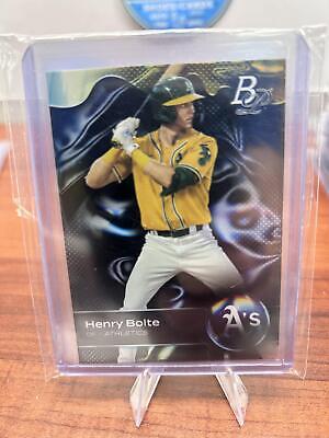 Cheap Sneaks Footwear/Sports Cards Baseball Card Henry Bolte 2023 Bowman Platinum Top Prospects #TOP-30 Oakland Athleti