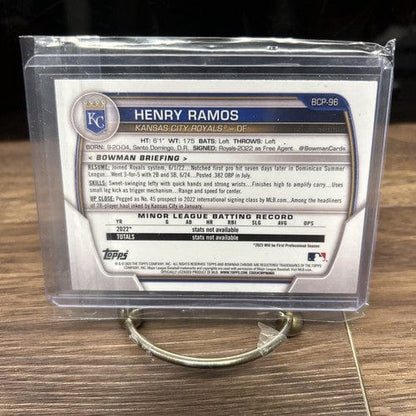 Cheap Sneaks Footwear/Sports Cards Baseball Card HENRY RAMOS 2023 BOWMAN CHROME BCP-96 1ST BOWMAN KANSAS CITY ROYALS