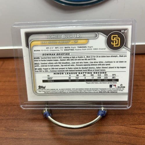 Cheap Sneaks Footwear/Sports Cards Baseball Card Homer Bush Jr 2024 Bowman Prospects BCP-87