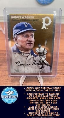 Cheap Sneaks Footwear/Sports Cards Baseball Card Honus Wagner 2023 Topps Chrome Platinum Anniversary #324 Pittsburgh Pi