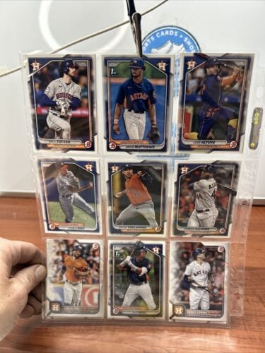 Cheap Sneaks Footwear/Sports Cards Baseball Card Houston Astros 2022/2023/2024 Bowman Lot Of 16
