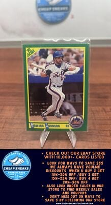 Cheap Sneaks Footwear/Sports Cards Baseball Card Howard Johnson 1990 Score #124 New York Mets