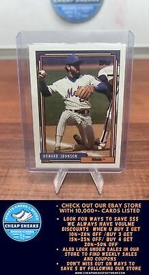 Cheap Sneaks Footwear/Sports Cards Baseball Card Howard Johnson 1992 Topps #590 New York Mets