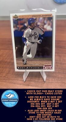 Cheap Sneaks Footwear/Sports Cards Baseball Card Howard Johnson 1992 Upper Deck #720 New York Mets