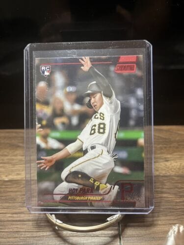 Cheap Sneaks Footwear/Sports Cards Baseball Card Hoy Park 2022 Topps Stadium Club Red Foil Pittsburgh Pirates Rookie #1