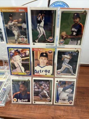 Cheap Sneaks Footwear/Sports Cards Baseball Card Huge Houston Astros Lot Of (162)Cards 1988-2024 All Stars RC’s .12 C