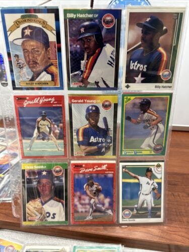 Cheap Sneaks Footwear/Sports Cards Baseball Card Huge Houston Astros Lot Of (162)Cards 1988-2024 All Stars RC’s .12 C
