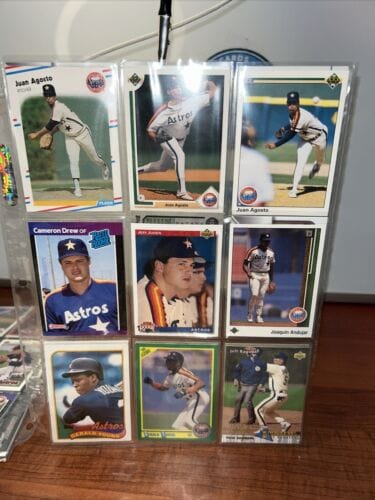 Cheap Sneaks Footwear/Sports Cards Baseball Card Huge Houston Astros Lot Of (162)Cards 1988-2024 All Stars RC’s .12 C