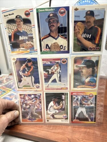 Cheap Sneaks Footwear/Sports Cards Baseball Card Huge Houston Astros Lot Of (162)Cards 1988-2024 All Stars RC’s .12 C