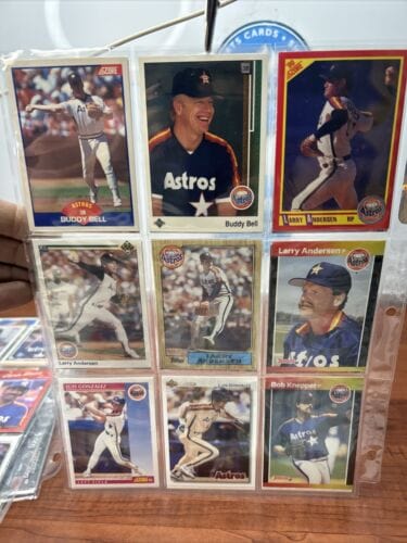 Cheap Sneaks Footwear/Sports Cards Baseball Card Huge Houston Astros Lot Of (162)Cards 1988-2024 All Stars RC’s .12 C