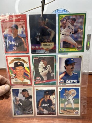 Cheap Sneaks Footwear/Sports Cards Baseball Card Huge Houston Astros Lot Of (162)Cards 1988-2024 All Stars RC’s .12 C