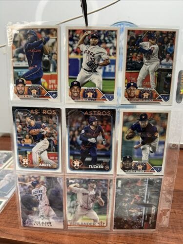 Cheap Sneaks Footwear/Sports Cards Baseball Card Huge Houston Astros Lot Of (162)Cards 1988-2024 All Stars RC’s .12 C