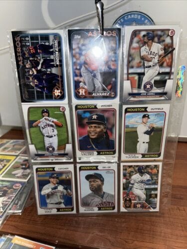 Cheap Sneaks Footwear/Sports Cards Baseball Card Huge Houston Astros Lot Of (162)Cards 1988-2024 All Stars RC’s .12 C