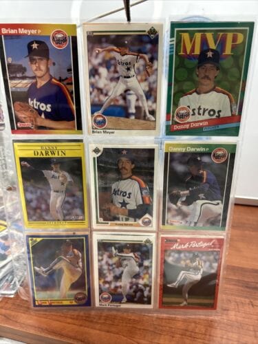 Cheap Sneaks Footwear/Sports Cards Baseball Card Huge Houston Astros Lot Of (162)Cards 1988-2024 All Stars RC’s .12 C