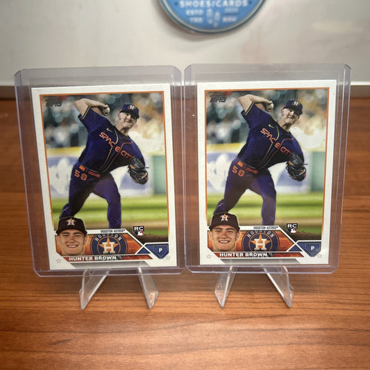 Cheap Sneaks Footwear/Sports Cards Baseball Card Hunter Brown 2023 Topps Series One Houston Astros Rookie Baseball Card